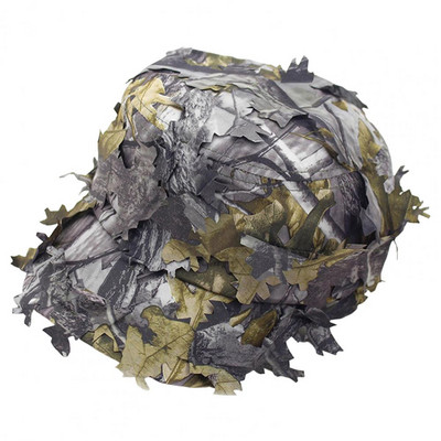 Καμουφλάζ Tactical Military Cap με τρισδιάστατο Bionic Leaf Army Camo Κυνηγετικό Καπέλο Ζούγκλας Καπέλο Sniper Αντιηλιακό Καπέλο