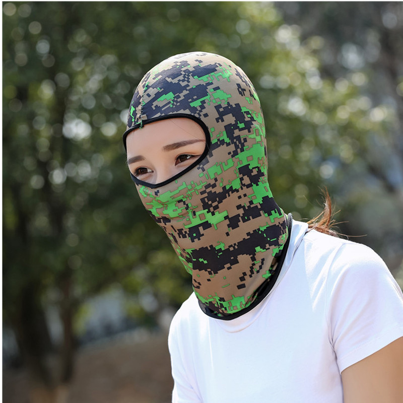 Mootorratta sall Suusamask Taktikaline Armee Kamuflaaž, Sõjaline Jalgrattasõit Bandana Balaclava Meestele Naised