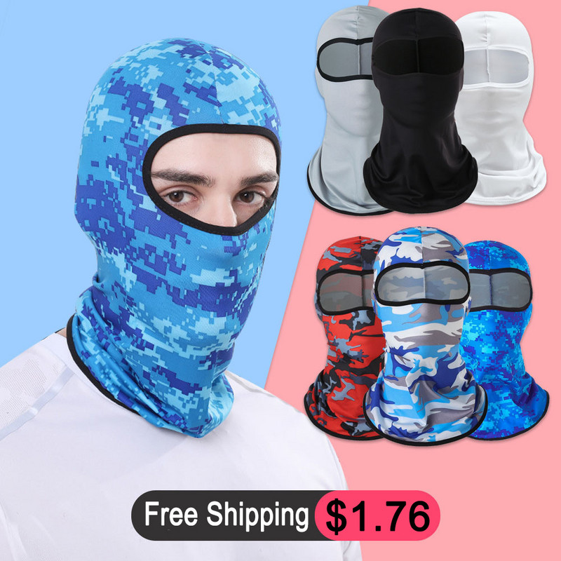 Mootorratta sall Suusamask Taktikaline Armee Kamuflaaž, Sõjaline Jalgrattasõit Bandana Balaclava Meestele Naised