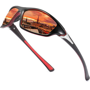 Външни поляризирани слънчеви очила Мъжки спортни риболовни слънчеви очила Vintage UV400 защита Очила за шофиране Дамски туризъм