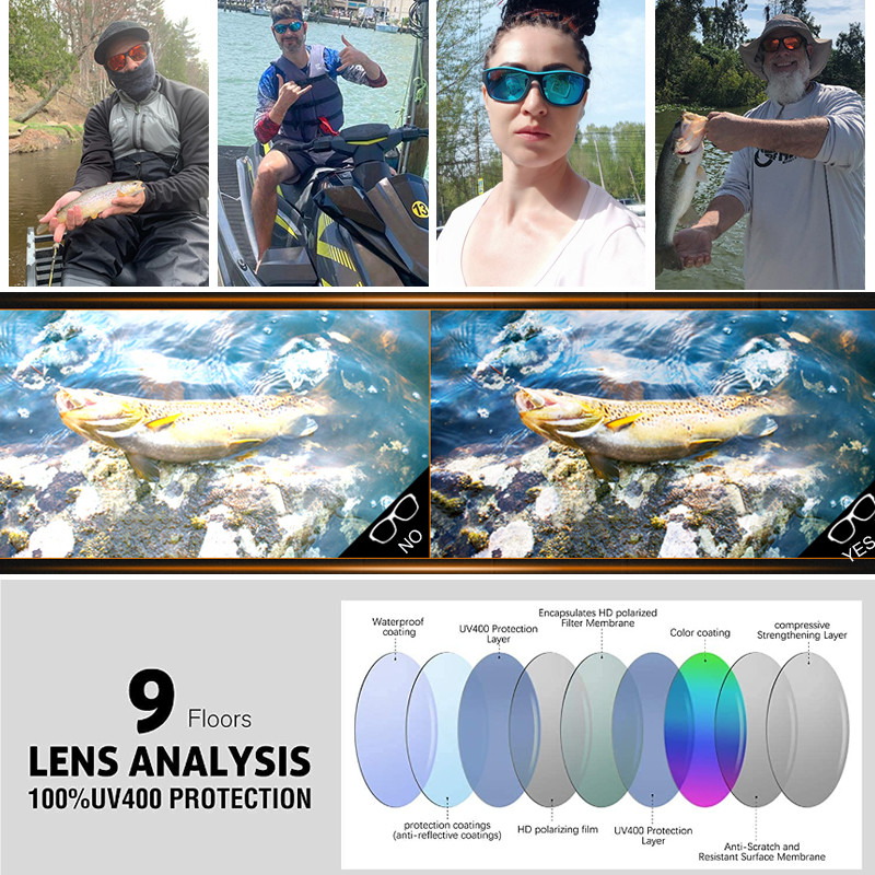 Āra polarizētās saulesbrilles vīriešiem sporta makšķerēšanai saulesbrilles vintage UV400 aizsardzība braukšanas brilles sievietēm pārgājieni
