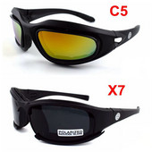 Sõjavägi Laskmine Jahindus Matkaprillid Meeste Polariseeritud Sport Päikeseprillid Wargame 4 Objektiivikomplekt Taktikalised prillid Armee kaitseprillid Prillid