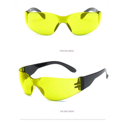 1 db védőszemüveg UV védelemmel ellátott motorkerékpáros szemüveg Porszél fröccsenésálló ütésálló szemüveg kerékpározáshoz, kempingezéshez
