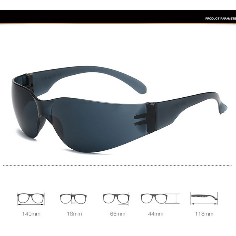 1PC Aizsargbrilles ar UV aizsardzību Motociklu aizsargbrilles Putekļu vēja Šļakatu Necaurlaidīgas Triecienizturības Brilles Riteņbraukšanai Kempingā