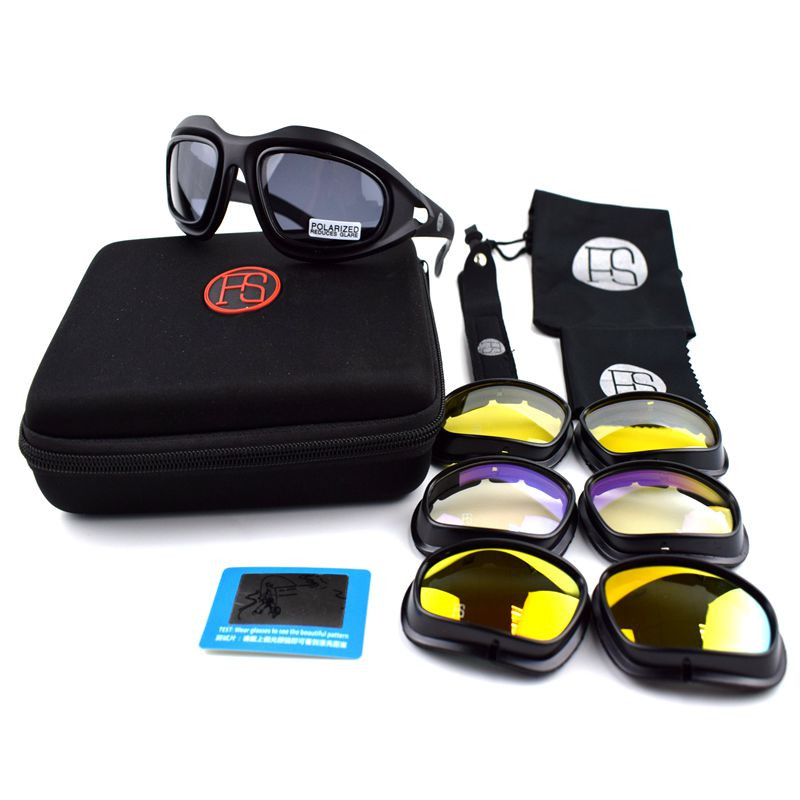 Tactical X7 Airsoft akiniai Sportiniai poliarizuoti akiniai nuo saulės C5 karinės armijos apsauginiai akiniai lauko stovyklavimo dviračių akiniai