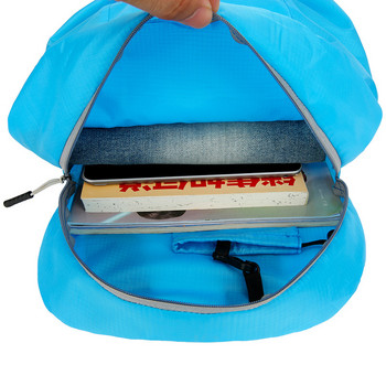 Външна 20L лека преносима раница Туристическа чанта Водоустойчива сгъваема свръхлека раница за жени Мъже Пътуваща спортна дневна раница