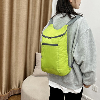 Сгъваема чанта Лека водоустойчива раница за движение На открито Пътна чанта на открито Движение с голям капацитет Мъже Жени Пътна чанта