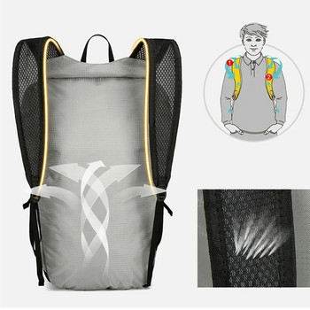 20L лека раница с възможност за опаковане Сгъваема ултралека сгъваема раница за открито Пътна чанта за раница Спортна раница за мъже и жени