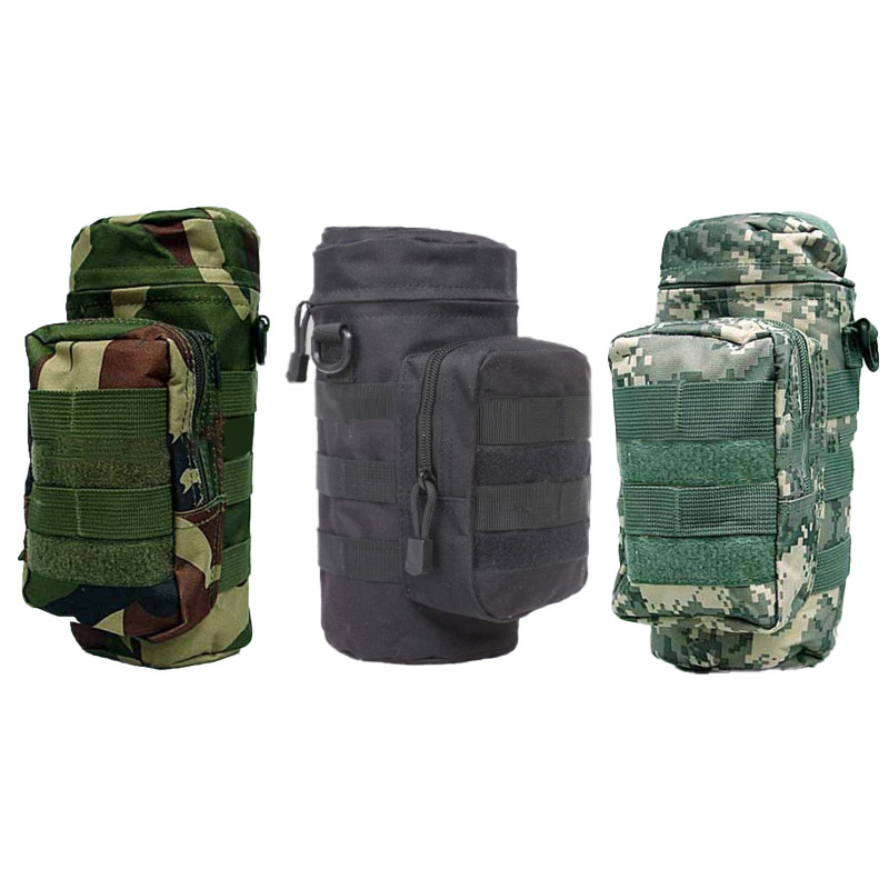 Välispordi veepudelikoti kamuflaažisüsteem veepudelihoidja sõjalise jahi taktikaline veekeetja