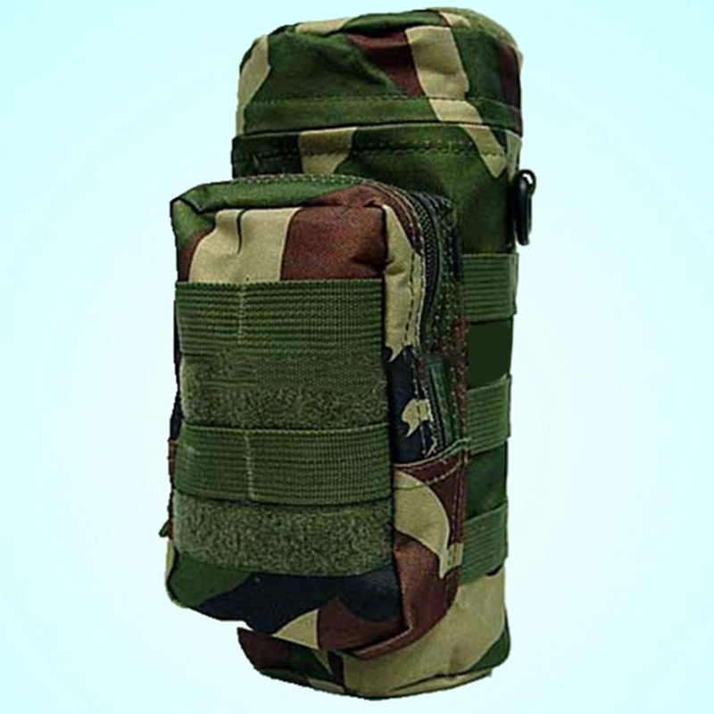 Välispordi veepudelikoti kamuflaažisüsteem veepudelihoidja sõjalise jahi taktikaline veekeetja