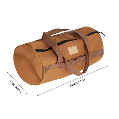 Matkatelgi panused kott Käsitöölise tööriistakott Telgipulk kott riputamiseks Rõnga disain paksendatud lõuend rebenemiskindel suur mahutavus