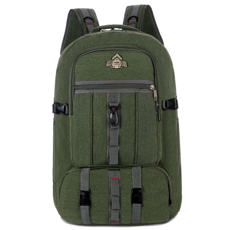 Rucsac militar din pânză pentru bărbați, cu fermoar, rucsacuri, laptop, umăr, caiet, genți de școală, genți de școală de epocă