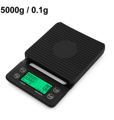 Tikslios lašelinės kavos svarstyklės su laikmačiu Daugiafunkcinės virtuvės svarstyklės LCD skaitmeninės maisto svarstyklės kepimui ir gaminimui svėrimo įrankiai