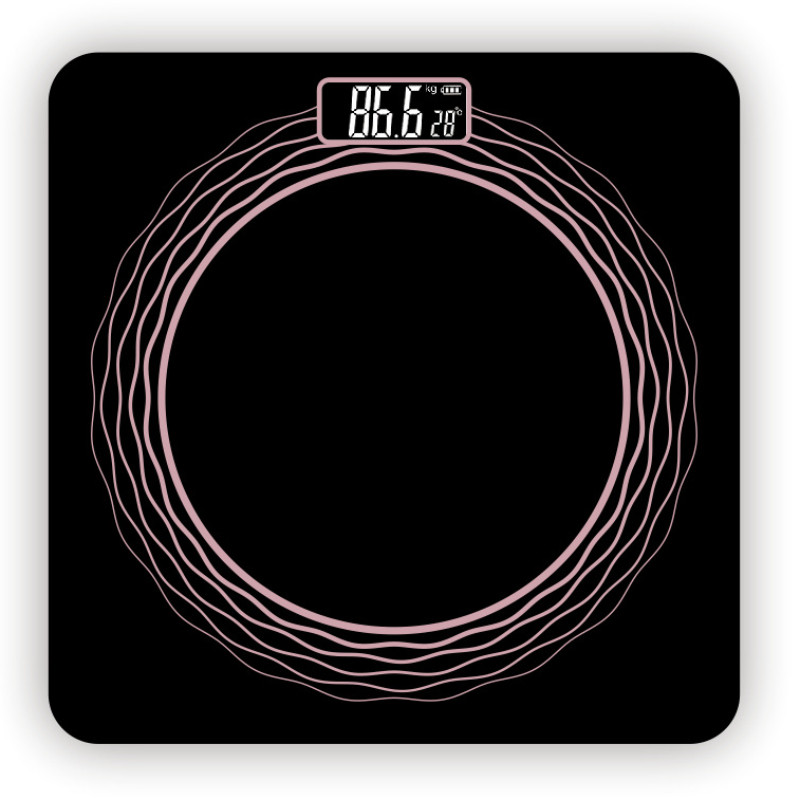 Buitinės sveikatos svarstyklės Grynos spalvos grūdinto stiklo korpuso svarstyklės Buitinės vonios prekės Elektroninės svarstyklės