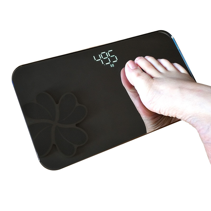 180 KG mini nešiojamos veidrodinės svarstyklės vonios kambariui, skaitmeninės kelionės išmaniosios elektroninės kūno svarstyklės Tikslios svarstyklės