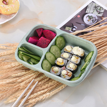 1 Φορητό PC Mini Bento Lunch Boxs 3 Grid Θερμικά δοχεία μικροκυμάτων για παιδιά Δοχείο και αποθήκευση φαγητού για πικνίκ