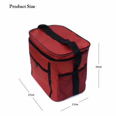 Geantă portabilă pentru prânz, 10L, pliabilă, izolatoare, pentru picnic, pachet cu gheață, pungă termică pentru alimente, purtător de băuturi, pungi izolate, pungă pentru livrarea alimentelor