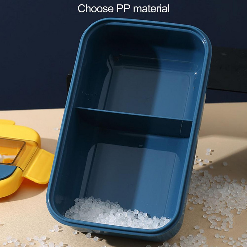 1 pietų dėžutės rinkinys Daugiafunkcis studentų pietų maišelis suaugusiems PP medžiagos pietų dėklas