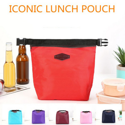 NOU geantă portabilă pentru prânz, pliabilă, cu izolare, pentru picnic, pachet cu gheață, pungă termică pentru alimente, purtător pentru băuturi, pungi izolate, pungă pentru livrarea alimentelor