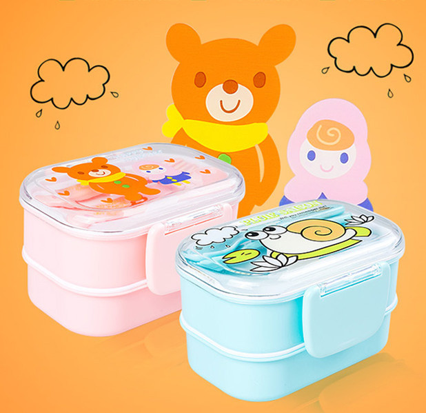 Prijenosna kutija za ručak u 6 boja, kutija za mikrovalnu pećnicu Bento kutije, posuda za pohranu ručka, kutija za ručak za dijete, djecu, ekološki prihvatljiva, bez BPA