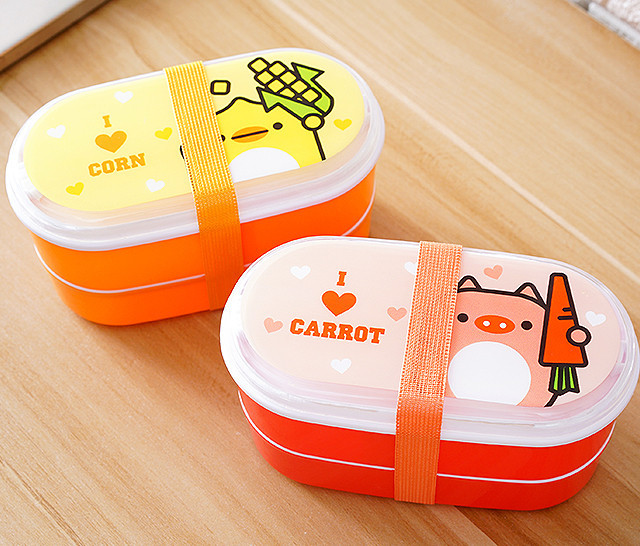 Prijenosna kutija za ručak u 6 boja, kutija za mikrovalnu pećnicu Bento kutije, posuda za pohranu ručka, kutija za ručak za dijete, djecu, ekološki prihvatljiva, bez BPA