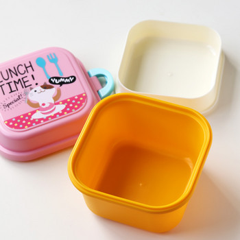 Kids Cartoon Πλαστικό Κουτί μεσημεριανού Τροφίμων Bento Box Δοχείο φούρνου μικροκυμάτων Επιτραπέζια σκεύη Δοχεία αποθήκευσης τροφίμων