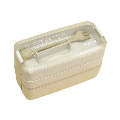 Lõunakast kolmekihiline suure mahutavusega jaotusplaadiga toidukonteiner Kuumakindel mikrolaineahi OL Bento kast õpilastele