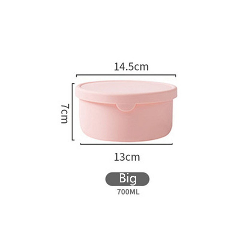 Silikoonist värskust säilitav karp, suletud kaanega, hoida soojas Bento lõunakarp, mittetoksiline kahjutu pehme tekstuuriga puuviljakonteinerite karp