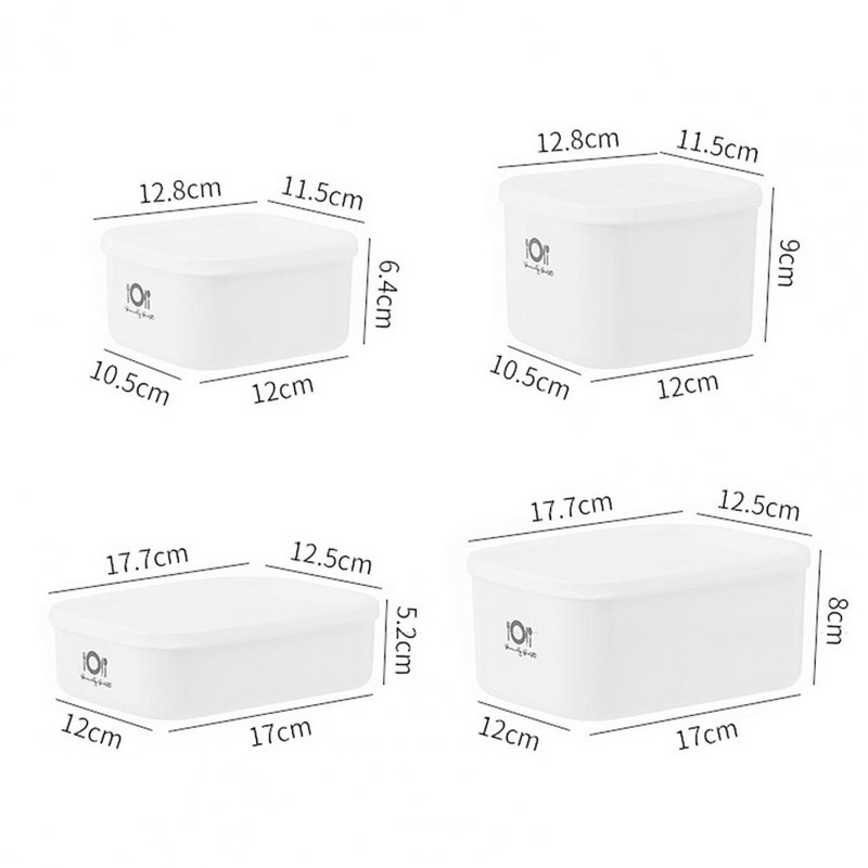 Кутия за храна Подреждаща се една върху друга кутия Bento с широко гърло PP правоъгълен квадрат за къмпинг