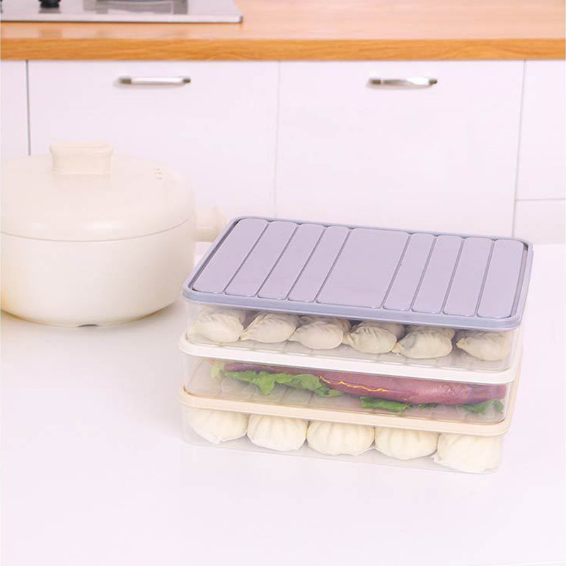 Virtuvės laikymo dėžė šaldytuvas konteineris skaidrus maistas šviežias laikymo tvarkyklė Kiaušinių kukuliai PP sandarios skardinės Rūšiavimo organizatorius