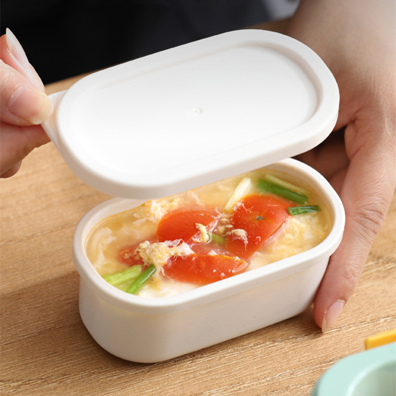 3/4 restiga plastikust lõunakarp lastele Suletud mikrolaineahjus õhtusöögitaldrik supikausiga köögitoidu säilitusnõuga