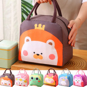 Kawaii hordozható hűtőtáska, női, iskolai hőszigetelt ebédlődoboz, élelmiszer kis hűtőtáska