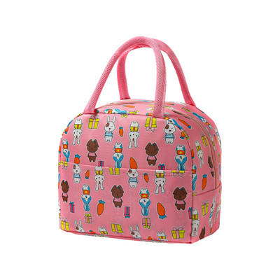 Kawaii hordozható hűtőtáska, női, iskolai hőszigetelt ebédlődoboz, élelmiszer kis hűtőtáska