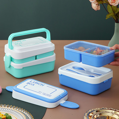 Sealed Kids Lunchbox Συντήρηση τροφίμων Μεγάλης χωρητικότητας Κουτιά αποθήκευσης γευμάτων σε φούρνο μικροκυμάτων επαναχρησιμοποιήσιμα με λαβή για μαθητές σχολείου