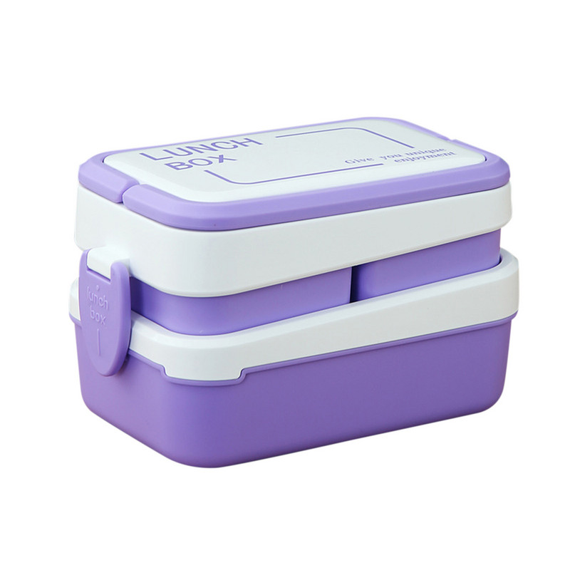 Zatvorene dječje kutije za ručak za čuvanje hrane Kutije velikog kapaciteta za pohranu obroka u mikrovalnoj pećnici za višekratnu upotrebu s ručkom za učenike
