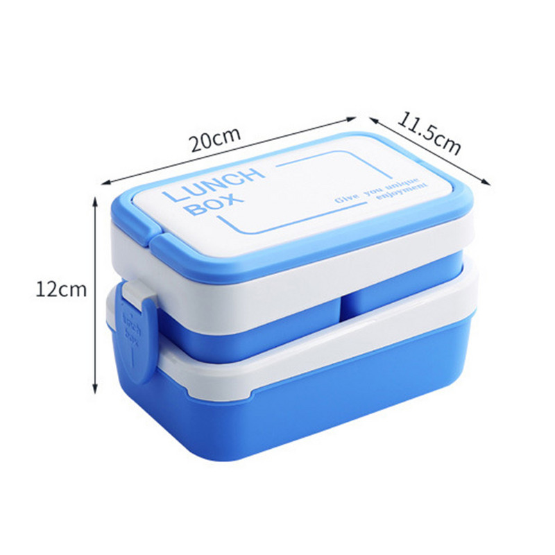 Zatvorene dječje kutije za ručak za čuvanje hrane Kutije velikog kapaciteta za pohranu obroka u mikrovalnoj pećnici za višekratnu upotrebu s ručkom za učenike
