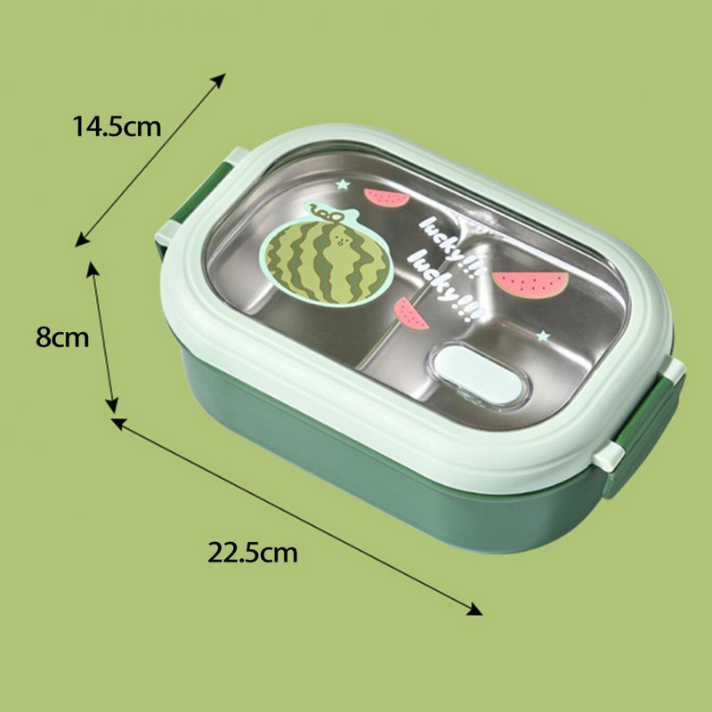 1000 ml pietų dėžutė, tinkama mikrobangų krosnelėje, didelės talpos pietų talpykla, karščiui atsparus skyrius vaisių spaudiniams studentams Bento dėžutė