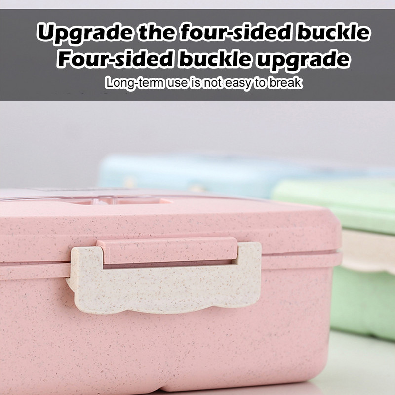 Κουτί μεσημεριανού γεύματος 1000ml Bento Box for School Kids Εργάτης γραφείου Θέρμανση φούρνου μικροκυμάτων Θέρμανση φρούτων Φαγητό Δοχείο Φορητό σερβίτσιο