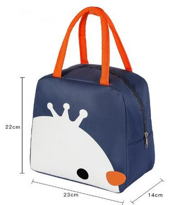 Paks alumiiniumfooliumist lõunakarbi kott multikas veekindel Oxfordi riidest söögikott kaasaskantav lõunasöögikott pikniku kott