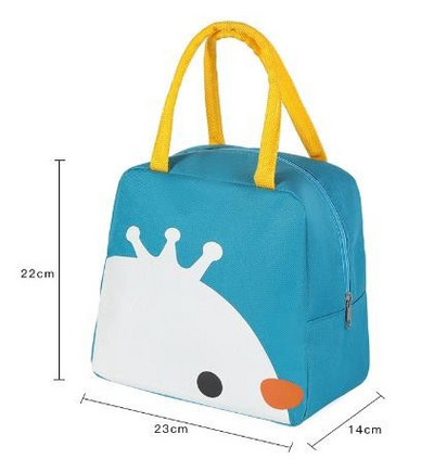 Paks alumiiniumfooliumist lõunakarbi kott multikas veekindel Oxfordi riidest söögikott kaasaskantav lõunasöögikott pikniku kott