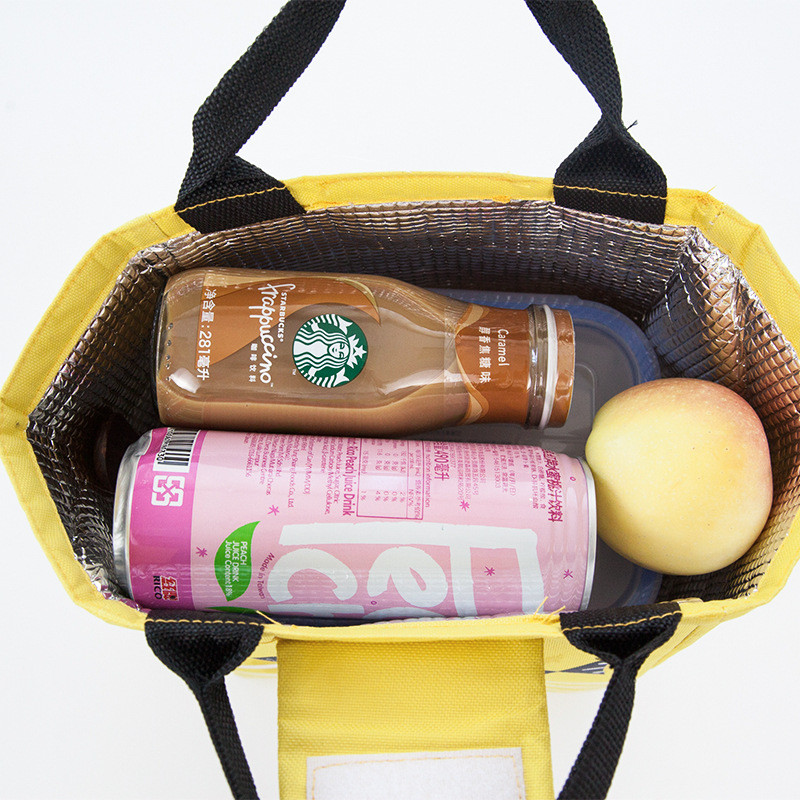 Paks alumiiniumfooliumist lõunakarbi kott multikas veekindel Oxfordi riidest söögikott kaasaskantav lõunasöögikott pikniku kott