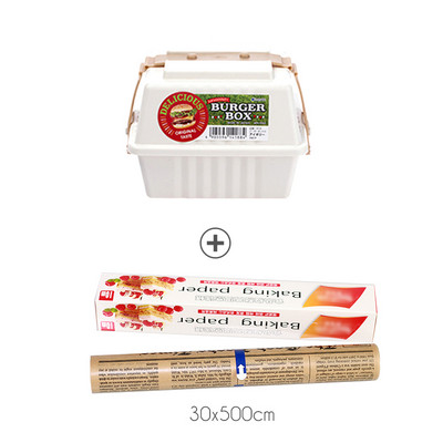 Jaapani ruudukujuline PP võileivakarp Lõunakarbid Kaasaskantav Bento Box Toidu hamburgerikonteinerid Hoiukorraldaja Köögitarvikud