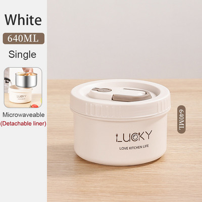 Noua cutie de prânz termică pentru încălzire, cutie de prânz izolată portabilă, cutie de prânz, recipiente pentru alimente, cuptor cu microunde, veselă