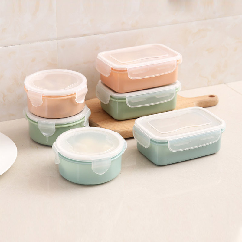 Nou Mini frigider Cutie de depozitare pentru tocătoarea PP Cutie de depozitare a alimentelor Cutie de prânz pentru Cutie de sigiliu de bucătărie Container de sortare pentru cereale de prânz