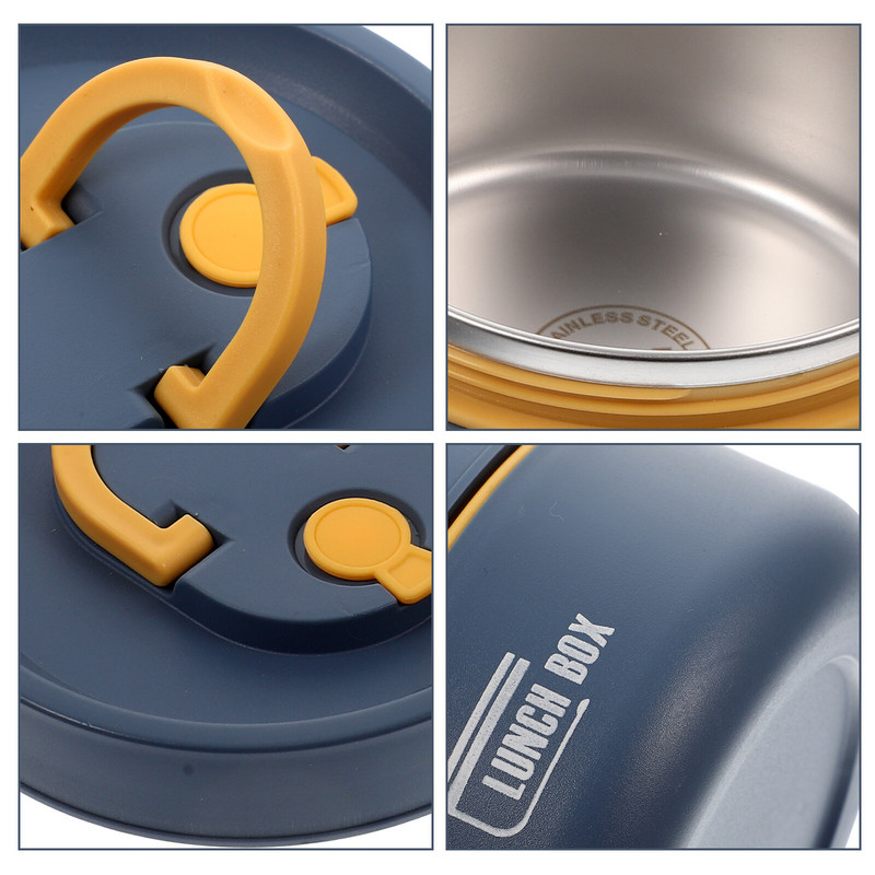 Box Kids Bento Box Bento Konteineris Maisto Talpyklos Salotos Nešiojama Termoizoliuota Kolba Suaugusiesiems