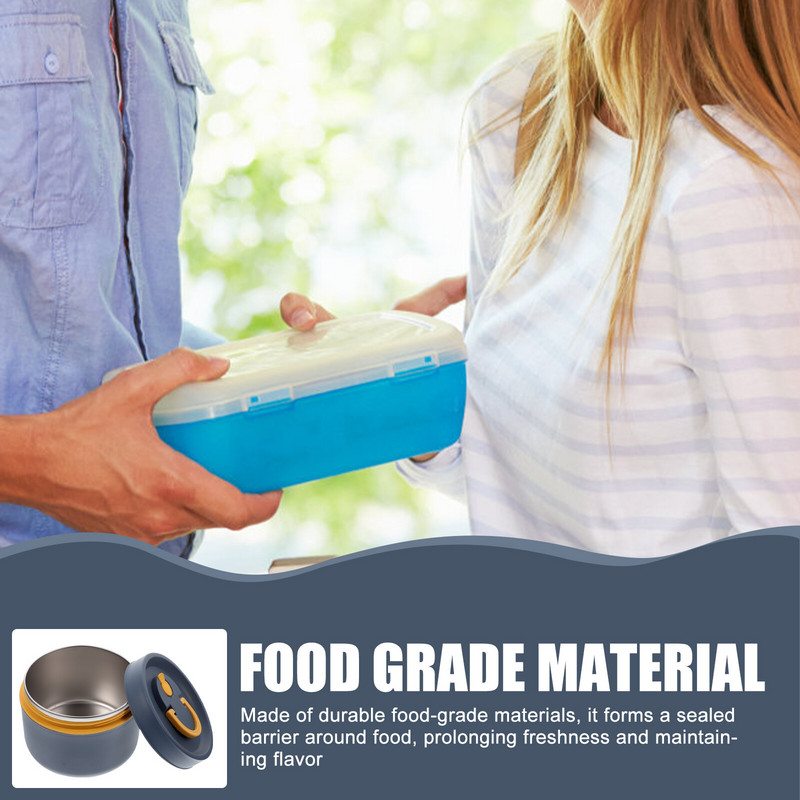 Box Kids Bento Box Bento Konteineris Maisto Talpyklos Salotos Nešiojama Termoizoliuota Kolba Suaugusiesiems