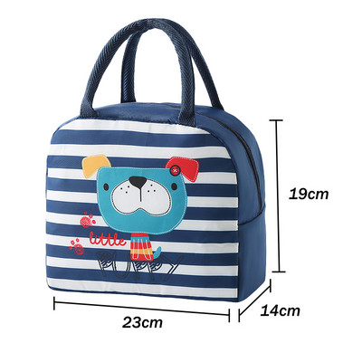 Kaasaskantav isoleeritud termiline pikniku toidu lõunakoti karp Multikas Toit Toit Värske jahutuskottide kott Naistele Tüdrukutele Lastele Lastele Kingitus