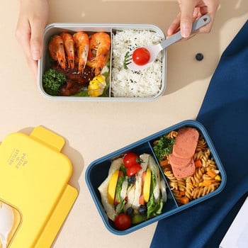 1 σετ θήκη μεσημεριανού γεύματος Ελαφρύ φορητό για πικ-νικ Πεζοπορία Κουτί φαγητού Κουτί μεσημεριανού γεύματος για το σχολείο