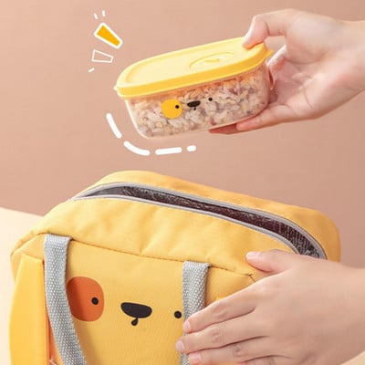 Safe Food Bento Box Freezer Food Storage Box Ψυγείο Organizer Αποθήκευση τροφίμων Δοχείο μακρόστενο σχήμα για το σπίτι