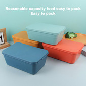 Kaanega lõunakarp Suure mahutavusega kontoritöötaja õhtusöögikarp Kaasaskantav Bento Case toidukonteiner igapäevaseks kasutamiseks